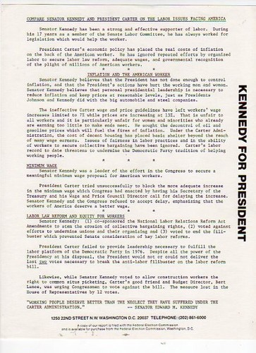 Ted kennedy for president - kennedy,